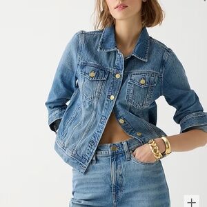 J Crew Women’s Classic Denim Jacket - Size L